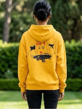 Vintage Unisex Black Sabbath Volume 4 Gray Hoodie Rock Music - Size XLarge